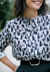 Tissu popeline de viscose imprimée Pietra - Plusieurs coloris