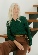 Tissu dentelle florale Daphné - Plusieurs coloris