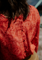 Bouton à queue Wink Rouge Passion Flamenco 10 mm