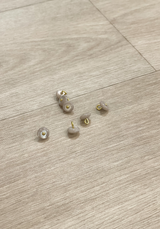 Bouton à queue Wink Grège 10 mm