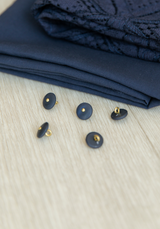 Bouton à queue en nacre Wink Mat - 12 ou 15 mm - Plusieurs coloris