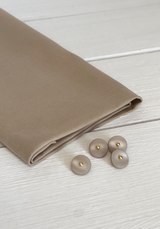 Bouton à queue en nacre Wink Mat - 12 ou 15 mm - Plusieurs coloris