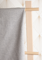 Lightweight grey jersey sweatshirt fabric - Felpa