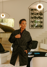 Marcello coat sewing pattern - Clutch pattern