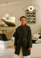 Marcello coat sewing pattern - Clutch pattern