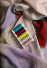 Tissu crêpe de viscose imprimée Graffiti - 2 coloris