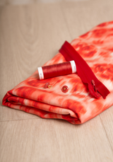 Tissu popeline de viscose imprimée Abstract Rose - Plusieurs coloris