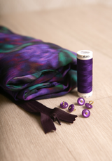 Tissu popeline de viscose imprimée Abstract Rose - Plusieurs coloris