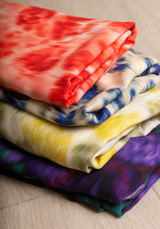 Tissu popeline de viscose imprimée Abstract Rose - Plusieurs coloris