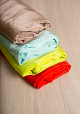 Lamé lyocell twill fabric - 4 colors