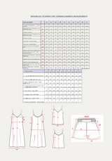 Blush Songe pajamas pattern - Pocket pattern