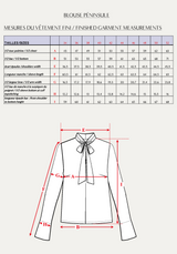 Free PDF supplement for Peninsula blouse design / PDF (A4, A3, A0, US Letter) - Frames, Layers by Size, Video Projection