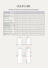 Patron couture robe, blouse Soliflore / PDF (A4, A3, A0, US Letter) - Cadres, Calques par Taille, Vidéoprojection