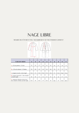 Patron couture veste Nage Libre / PDF (A4, A3, A0, US Letter) - Cadres, Calques par Taille, Vidéoprojection