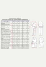 Patron couture combinaison, robe Faye / PDF (A4, A3, A0, US Letter) - Cadres, Calques par Taille, Vidéoprojection