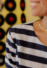 Tissu voile poly viscose à rayures Berlingot - Plusieurs couleurs