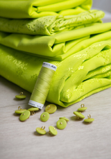 COUPON 125 CM - Tissu gabardine de coton - Sulfure