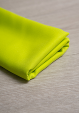 150 CM COUPON - Plain Viscose Twill Fabric - Sulphur Yellow