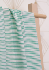 Tissu jacquard de viscose rayé - VARSITY - plusieurs coloris