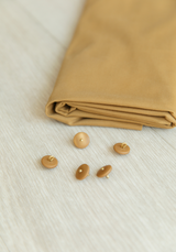 COUPON 120 CM - Tissu gabardine de coton - Cumin