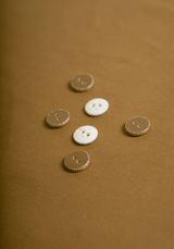 Bouton à paillettes dorées 12 mm - Plusieurs couleurs - Maison Fauve