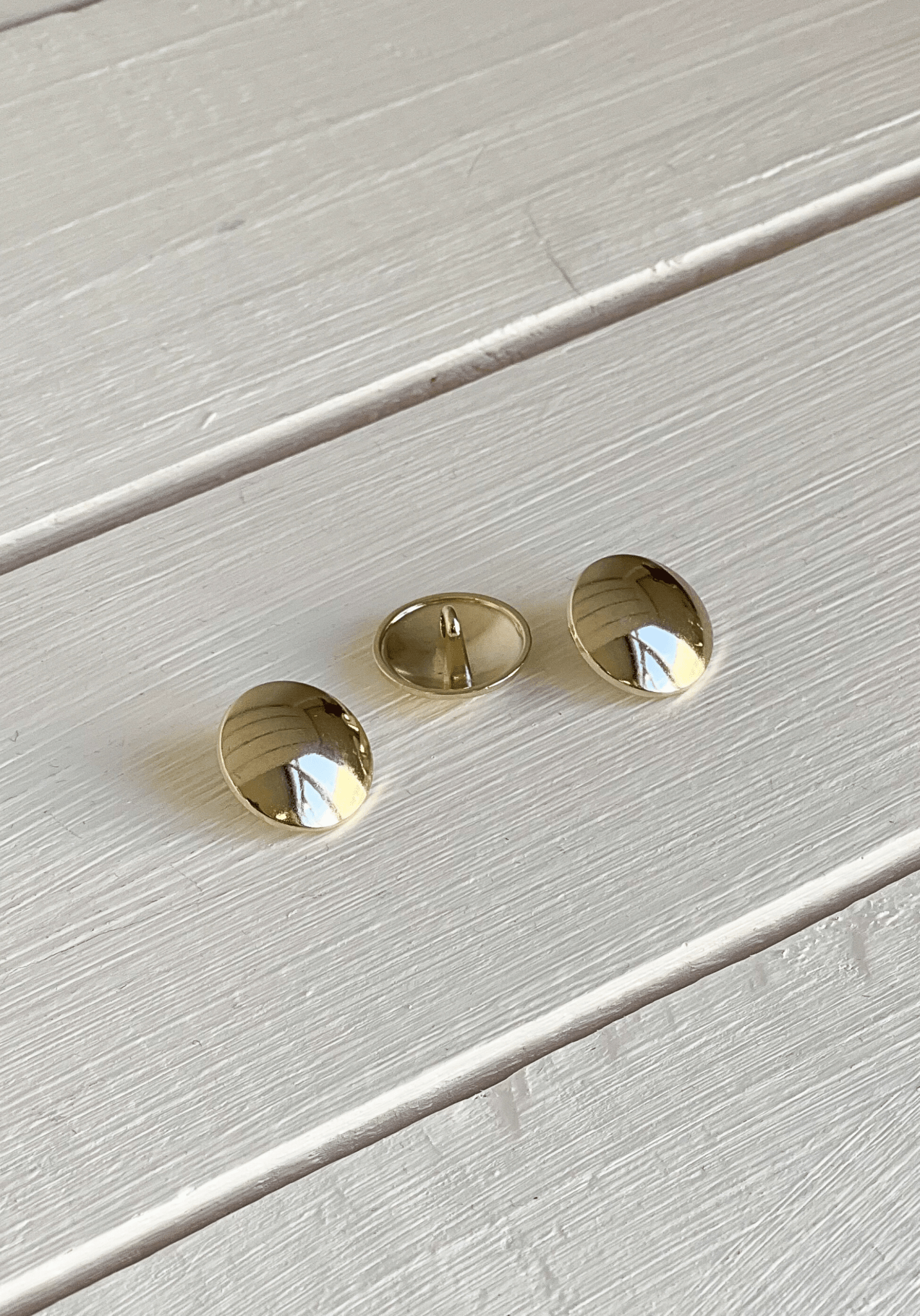 Bouton doré Talisman 15 et 18 mm - Maison Fauve