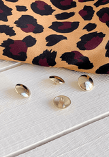 Bouton doré Talisman 15 et 18 mm - Maison Fauve