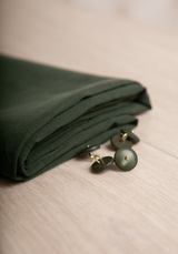 Bouton à queue en nacre Wink Mat - 12 ou 15 mm - Plusieurs coloris