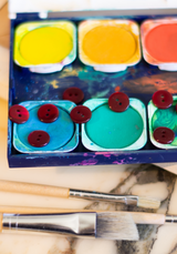 Bouton nacre Rouge Tango 11 mm