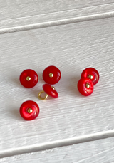 Bouton à queue Wink Rouge Passion Flamenco 10 mm