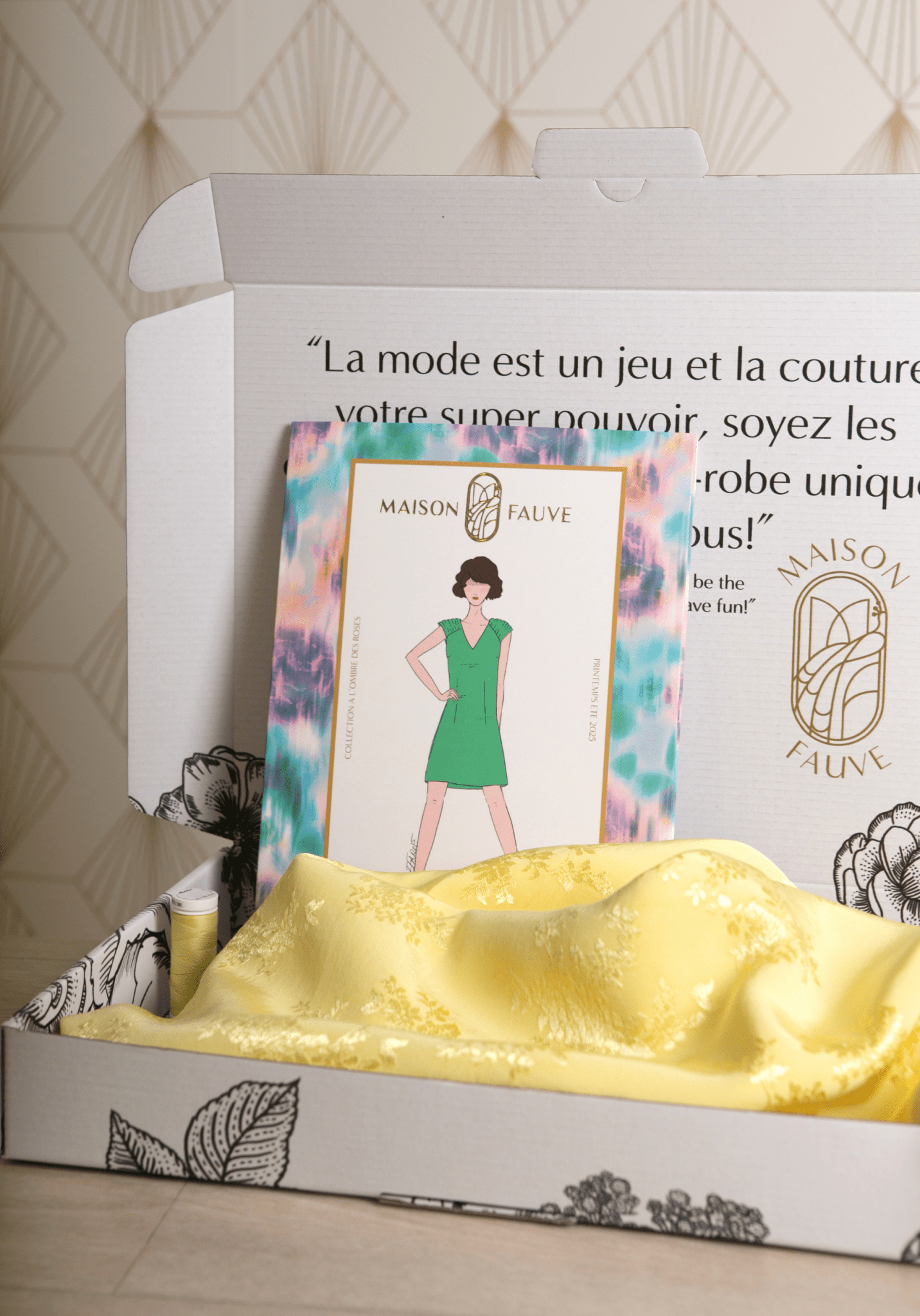 Box Couture - La robe blouse PÉTULA - Maison Fauve