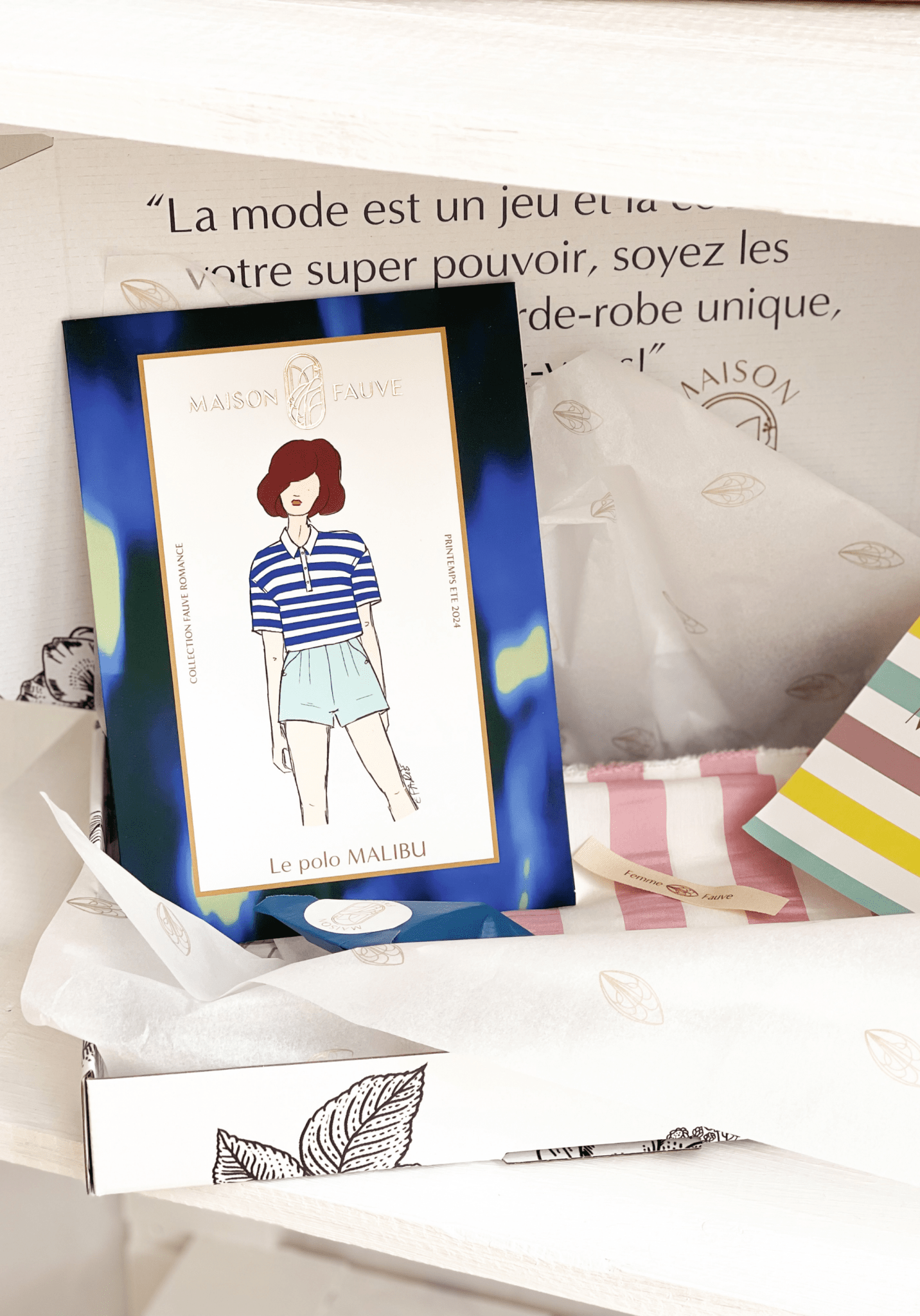 Box Couture - Le polo Malibu - Maison Fauve