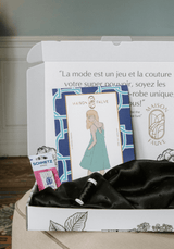 Box couture nuisette Saint - Valentin - Patron Paola et Jacquard Lucente - Maison Fauve