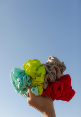 Coupon 200cm Tissu sergé lyocell lamé - Rouge Passion