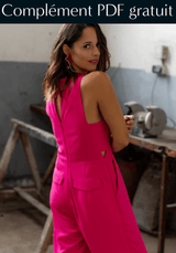 Complément patron couture gratuit combishort Luz - version combinaison pantalon (PDF à télécharger) - Maison Fauve