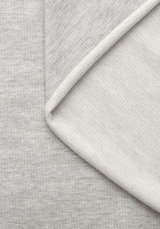 COUPON 130 cm - Tissu sweat léger Jersey gris - Felpa - Maison Fauve