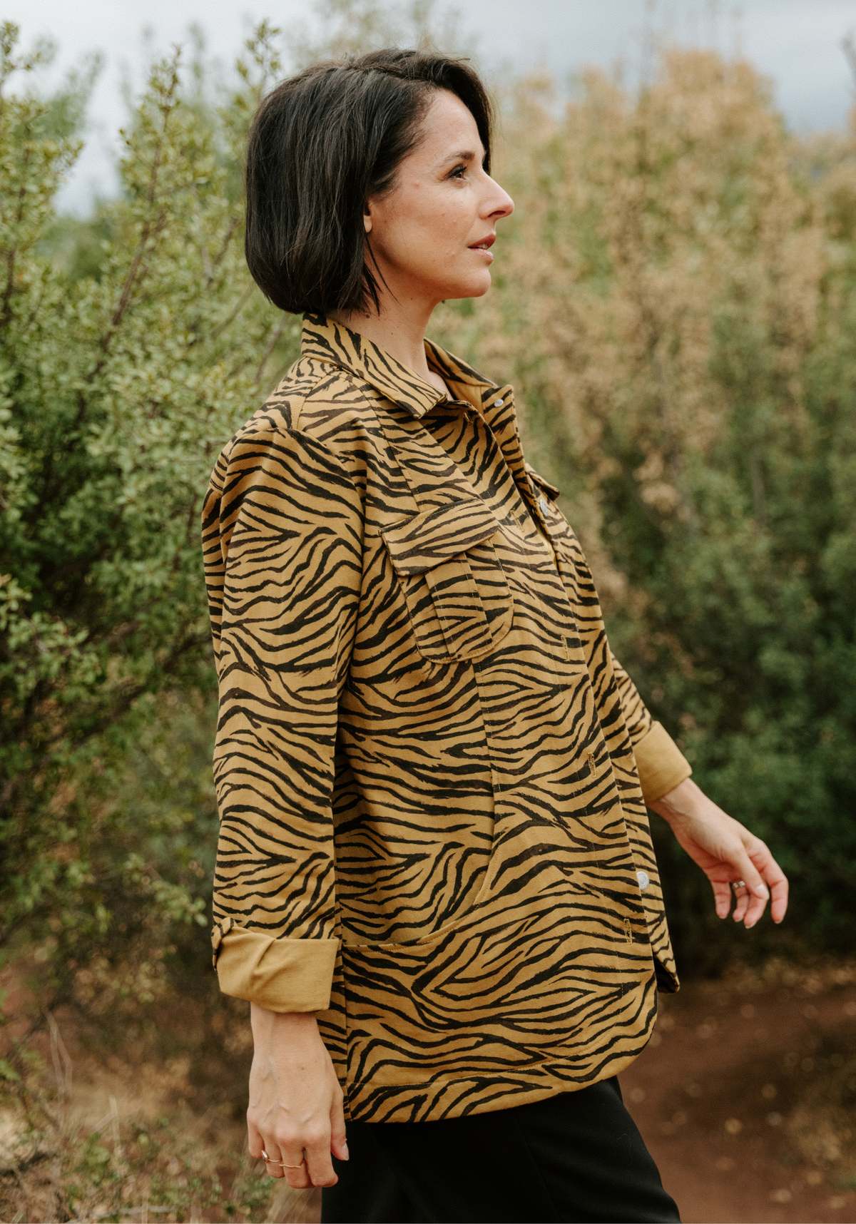 Ex Libris overshirt sewing pattern - Envelope pattern