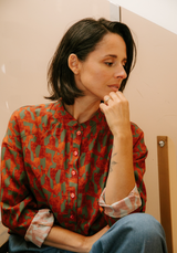 Tissu popeline de viscose imprimée Pietra - Plusieurs coloris