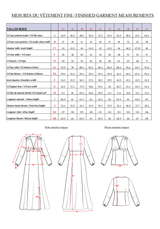 Complément PDF gratuit Robe Rosalie manches longues / PDF (A4, A3, A0, US Letter) - Cadres, Calques par Taille, Vidéoprojection