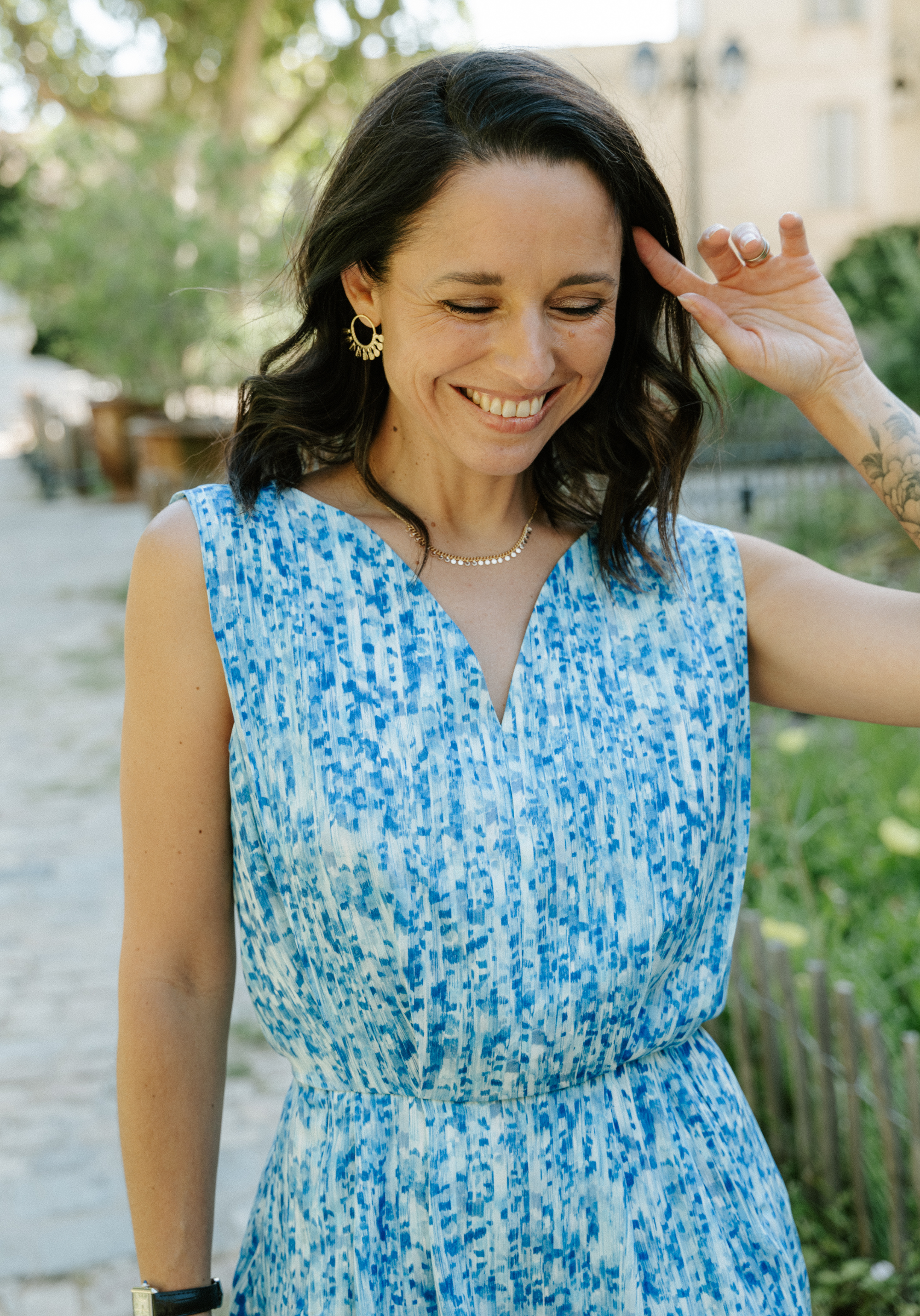 Notte sewing pattern facing add-on - sleeveless version (PDF to download)
