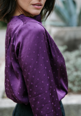 Lucente polka dot jacquard fabric - Various colors