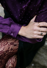 Lucente polka dot jacquard fabric - Various colors