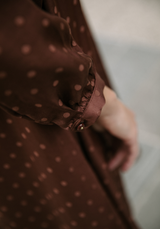 Lucente polka dot jacquard fabric - Various colors