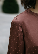 Lucente polka dot jacquard fabric - Various colors