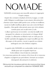 Le Lookbook de la capsule NOMADE 2025 - Maison Fauve