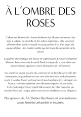 Le Lookbook de la collection À L'OMBRE DES ROSES - Maison Fauve