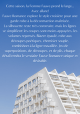 Le Lookbook de la collection FAUVE ROMANCE - Maison Fauve