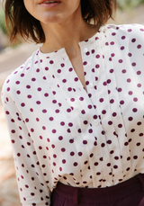 Lunares printed viscose poplin fabric - Various colors