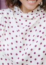 Lunares printed viscose poplin fabric - Various colors