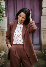 Patron couture blazer Mimosa / PDF (A4, A3, A0, US Letter) - Cadres, Calques par Taille, Vidéoprojection